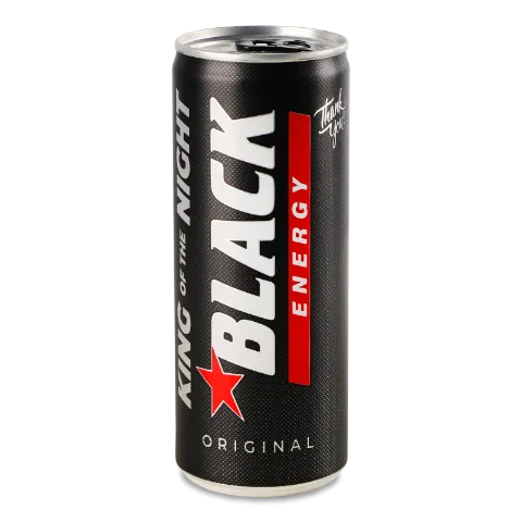 Напій енергетичний Black Energy Original безалкогольний газований з/б