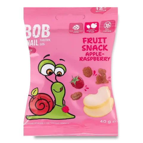 Снек Bob Snail яблуко-малина