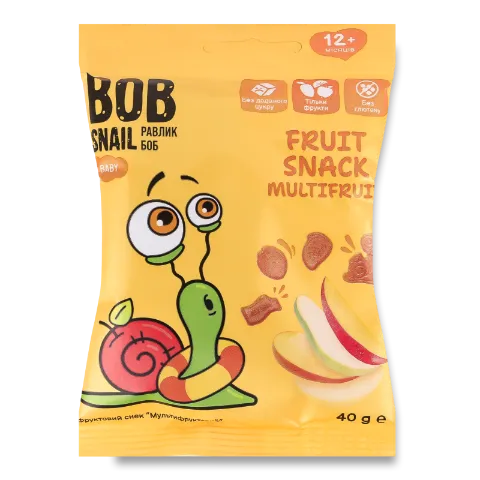 Снек Bob Snail мультифруктовий