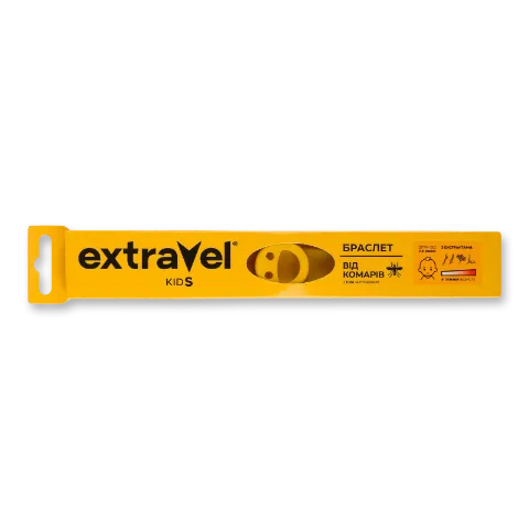Браслет Extravel Kids від комарів+змінний картридж