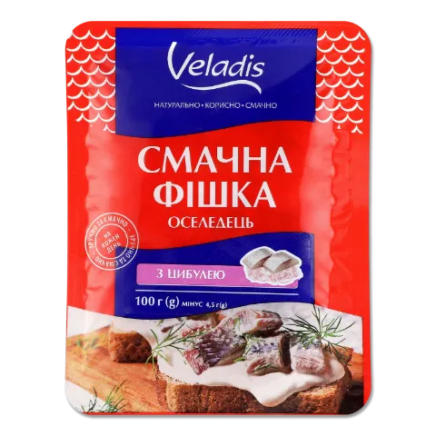 Оселедець Veladis Смачна фішка з цибулею в олії
