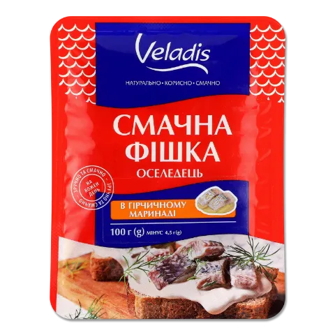 Оселедець Veladis Смачна фішка в гірчичн маринаді