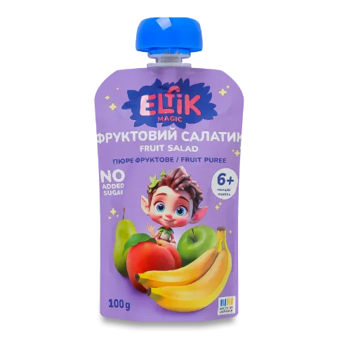 Пюре Elfik Magic Фруктовий салатик для дітей від 6 місяців