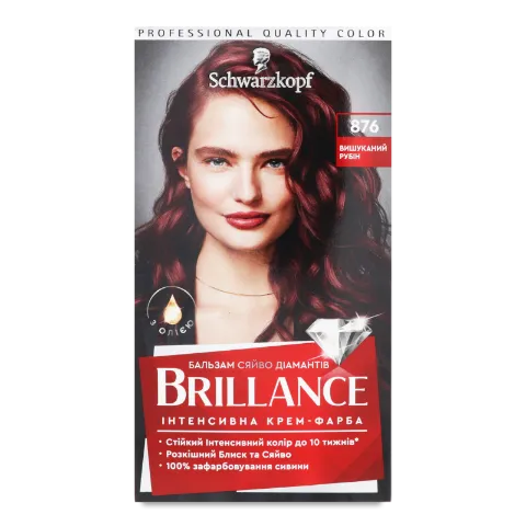 Фарба Brillance 876 Вишуканий рубін