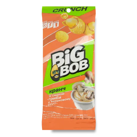 Арахіс Big Bob смаж солон кранч гриби у верш соусі