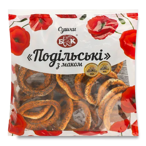 Сушки БКК Подільські з маком