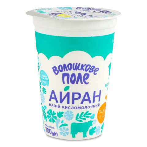 Напій кисломолочний Волошкове поле Айран 1,8%