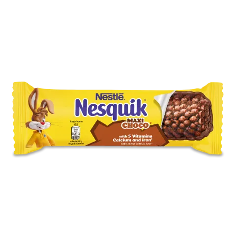 Батончик Nesquik Maxi Choco злаки та шоколад