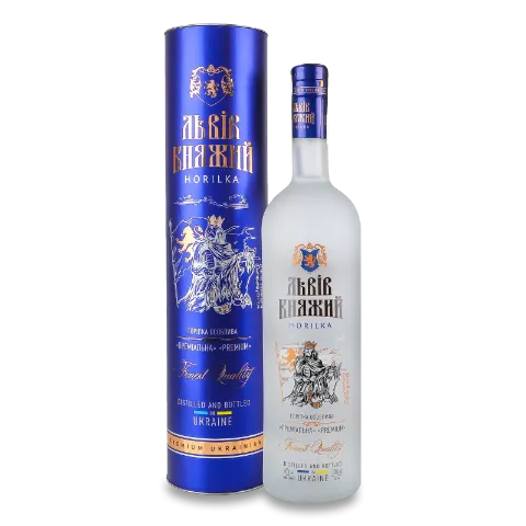 Горілка Львів Княжий Преміальна oсоблива в тубусі