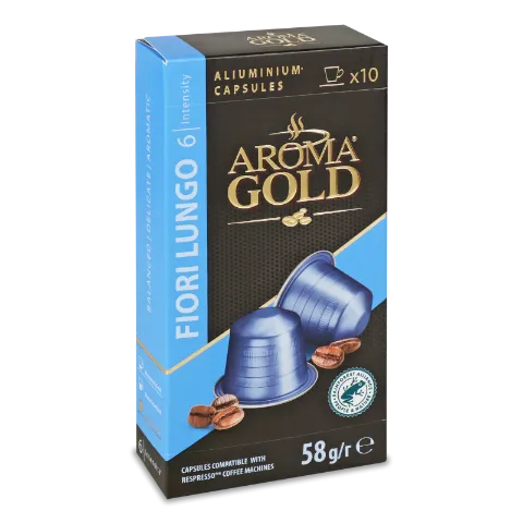 Кава мелена Aroma Gold Fiori Lungo в капсулах