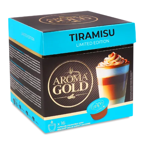 Кава мелена DG Aroma Gold Тірамісу в капсулах