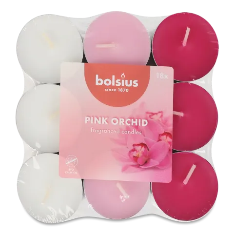 Свічки чайні Bolsius Орхідея 958436
