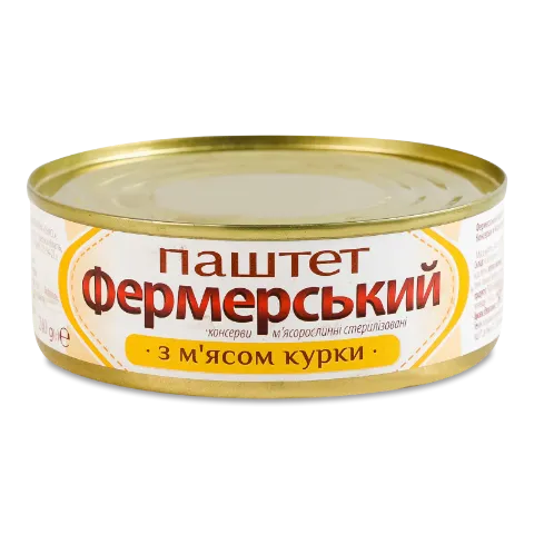 Паштет Фермерський з м'ясом курки