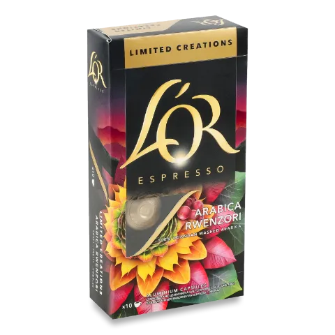 Кава мелена L'OR Espresso Arabica Rwenzori 10 капсул