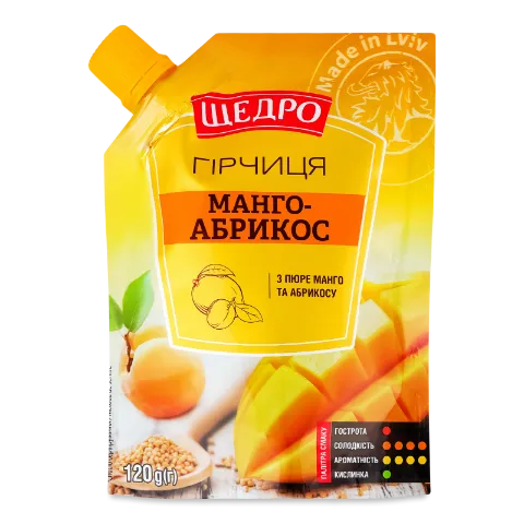 Гірчиця Щедро Манго-абрикос д/п