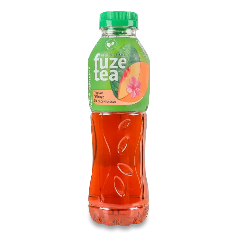 Чай холодний Fuze tea чорний зі смаком персика та гібіскуса