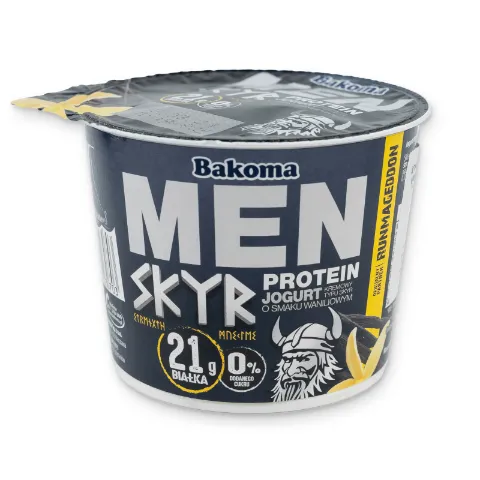 Йогурт Bakoma MEN SKYR протеїн смак ванілі 2%