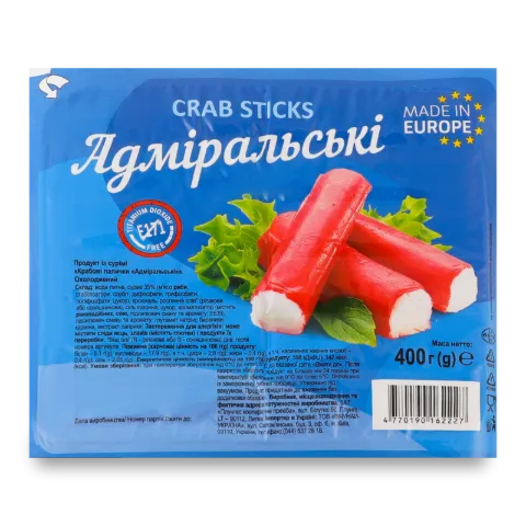 Палички крабові Адміральські охолоджені
