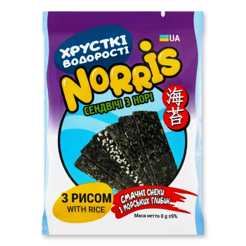 Сендвіч Norris з норі з рисом