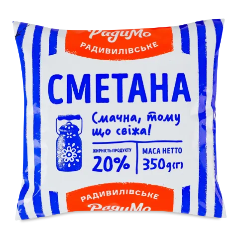 Сметана РадиМо 20% п/е