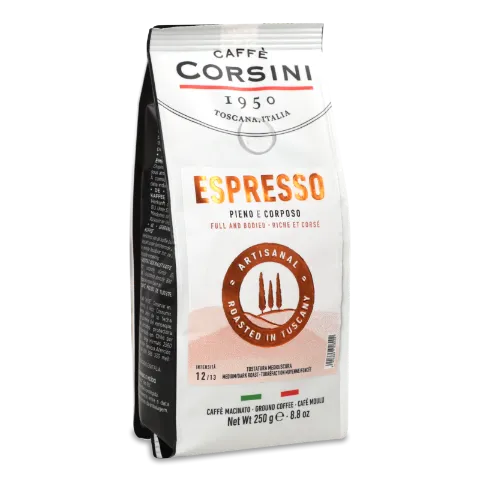 Кава мелена Caffe Corsinii Espresso смажена