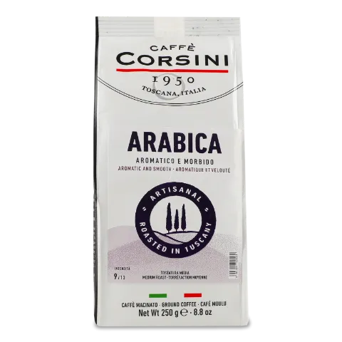 Кава мелена Caffe Corsini Arabica смажена