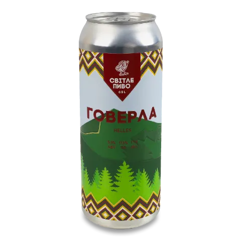 Пиво Ципа Говерла світле нефільтроване з/б