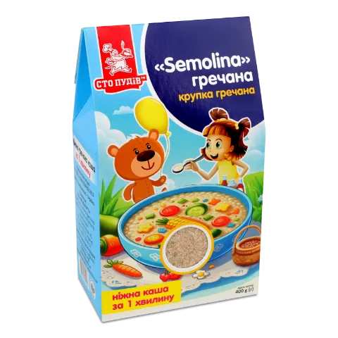 Крупа гречана Сто пудів Semolina