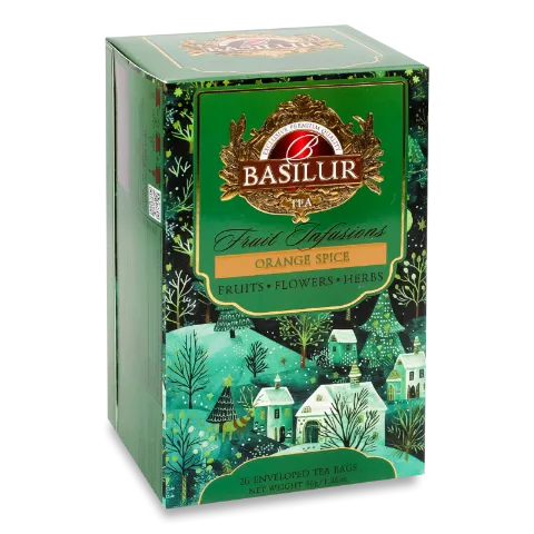 Суміш фруктово-рослинна Basilur Кориця-Апельсин