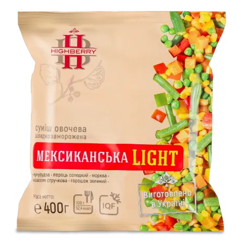 Суміш овочева Highberry Мексиканська Light швидкоз