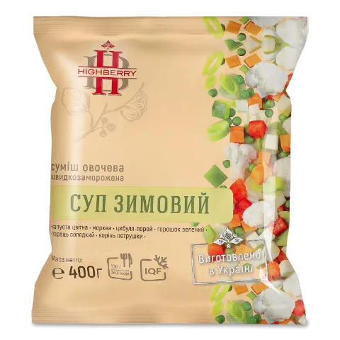 Суміш овочева Highberry Суп зимовий швидкозаморож