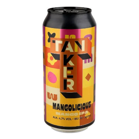 Пиво Tanker Mango IPA світле з/б