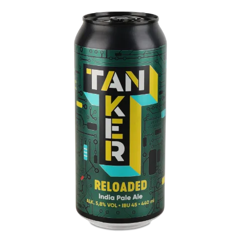 Пиво Tanker Reloaded IPA світле з/б