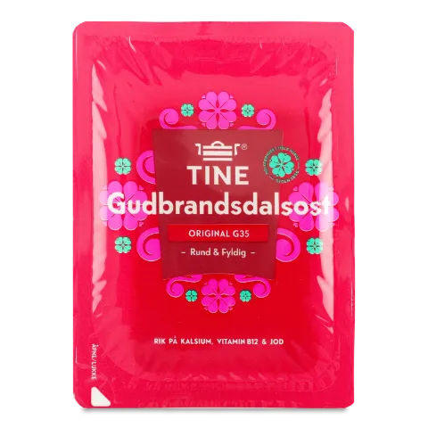 Сир TINE Gudbrandsdalen з коров та козин молока35%