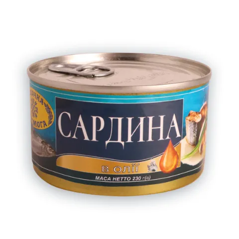 Сардина Смачна Перемога в олії ключ