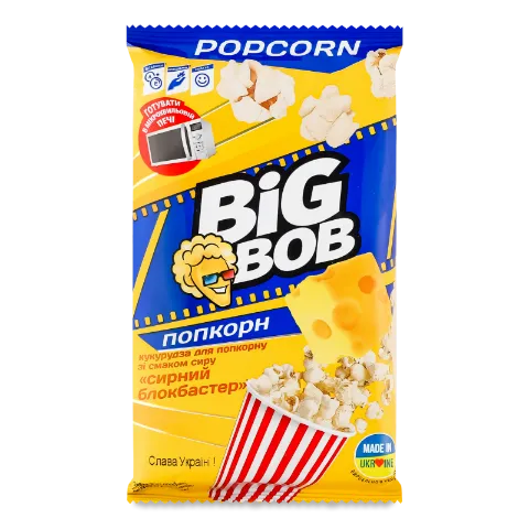 Кукурудза для попкорну Big Bob «Сирний блокбастер»