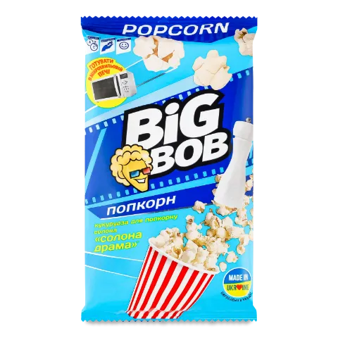 Кукурудза для попкорну Big Bob «Солона драма»