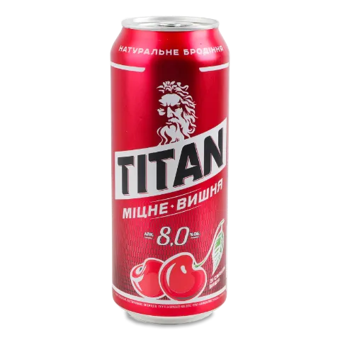 Пиво Чернігівське Titan Міцне Вишня з/б