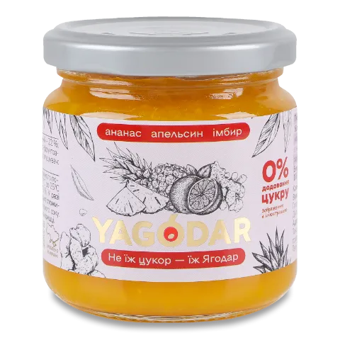 Джем Yagodar Ананас апельсин імбир