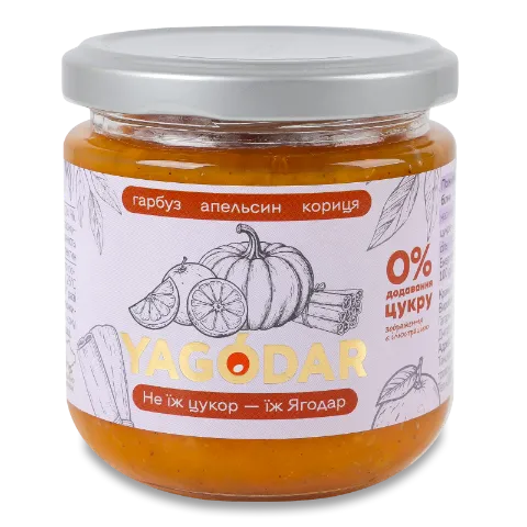Джем Yagodar Гарбуз апельсин кориця