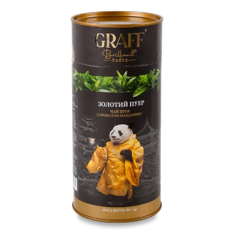 Чай Graff Gold Puer з ароматом мандарина