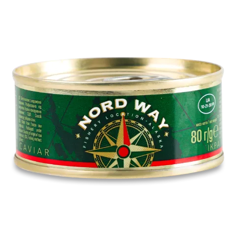 Ікра лососева Alaska Seafood NordWay зерниста солена