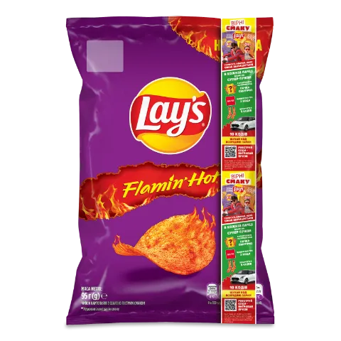 Чипси Lay's картопляні з шалено гострим смаком