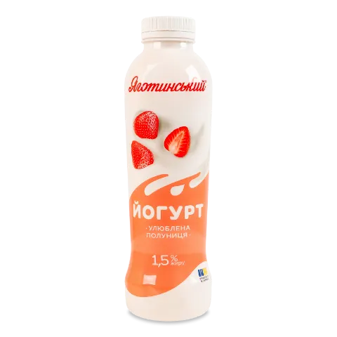 Йогурт Яготинський Улюблена полуниця питний 1,5%