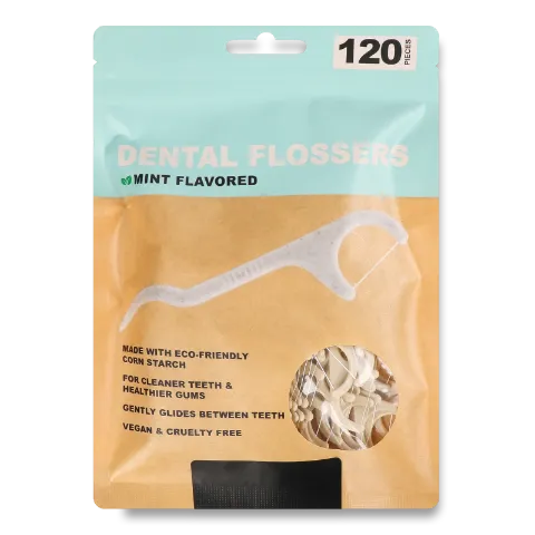 Нитка-флос зубна м’ятна з тримачем