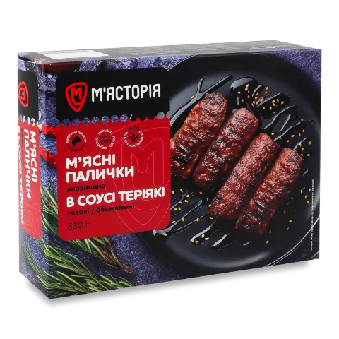 Палички м'ясні М'ясторія в соусі теріякі обсмажені
