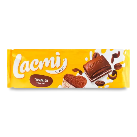 Шоколад молочний Roshen Lacmi Tiramisu