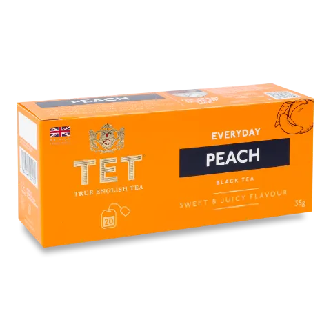 Чай чорний «ТЕТ» Everyday Peach з ароматом персика