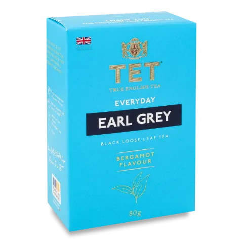 Чай чорний «ТЕТ» Everyday Earl Grey з ароматом бергамоту