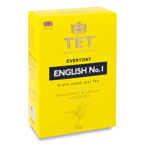 Чай чорний «ТЕТ» Everyday English №1 бергамот-лимон